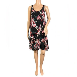 Derek Lam Crosby 10 Athleta Dress Womens Size XS  Black Floral Lily Nolita